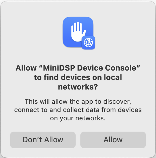 Software installation minidsp flex user manual
